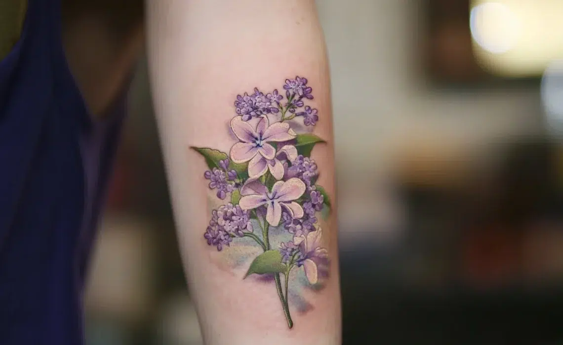 tatouage Lilas